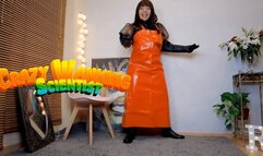 Crazy wanking scientist: fiil up the glass