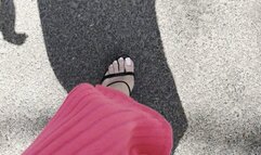 Going to home after work in heels