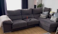 Farting in leather pants