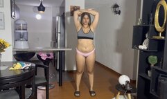 1080p VERSION you like to watch my ass on light color panties