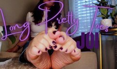 Long Pretty Toes JOI