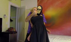 Sexy Big-Boobed Blonde Caroline Summers in: Room Invaded, Bound, Gagged, & Stripped - Knot Very Nice (MP4)