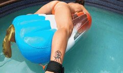 Oiled Ass up on Raft (Full Video)