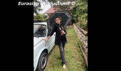 CustomVideo - 019B - Katya on a rainy day Cranking and Revvng part