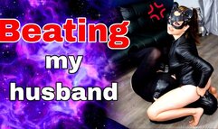 Beating my Husband! Ballbusting CBT Kicking Punching Slapping