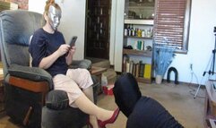 Pink Heel Worship part 1