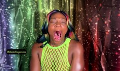 I love Yawning loud hard wide for you