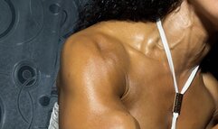 Brenda Biceps Extreme Neck Veins Video