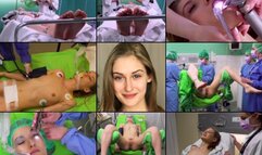 Tiffany Gyno Procedure & Post OP, Intubation, Ambu, Catheter, Mayo Pipe, 3 Lead ECG, BP, Stething