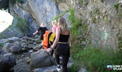 3 girl Life Jacket Demo With Diamondly and Lilith