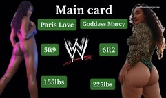 Competitive Wrestling AFT#3: Goddess Marcy VS Paris Love - Main Card