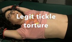 Nadia gets a LEGIT strapped down tickling!! LOW