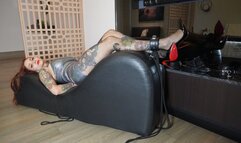 Hyper ticklish Sarah in the potro - HD