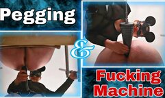 Spanked, Pegged & then left on the Fucking Machine! Femdom Female Domination