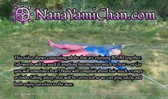 4k UHD: Staked out in spreadeagle and struggling, tickled