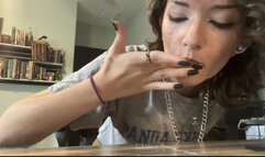 Maeves tiny snack time