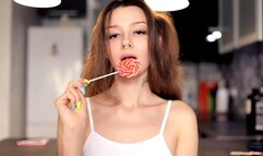 18 year old stepsister takes big cock inside her wet pussy