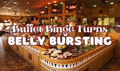 Buffet Binge Turns Belly Expansion & Bursting (AUDIO) - WMV