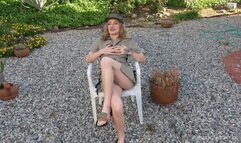 Harmony Rivers in hot wife POV JOI foot and ass and ppussy worship and humiliating your small penis strapon SPH findom face sitting 8