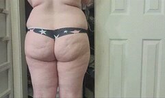 Booty Wiggle In High Waisted Jeans