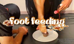 FOOT FEEDING with my big feet
