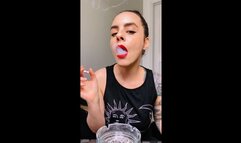 Dani Lynn Smoking Marlboro 100s