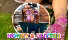 Sticky Honey and Glitter Feet (4K)