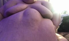 SSBBW body oil belly rub