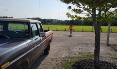 Shay cranking and smoking at the soccer fields