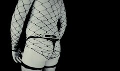 Fishnet Fetish Compilation Black and White