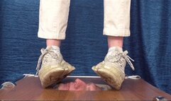 College girl in Balenciaga sneakers crushes my floor-face (part 1 of 5), flo563x 1080p