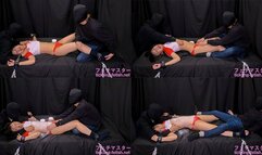 Suzu Monami - Ultra HARDCORE TICKLING a Japanese beautiful lady, all fours tightly bound on the bed (MF TICKLING) (Suzu's TICKLING part1) tic-280-1