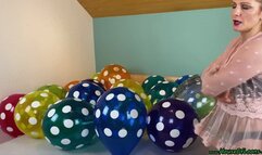 Your sexy girlfriend popping your Q16 *HB* balloons