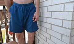 Dylan covers my face with socked feet outside (720)