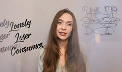 Lonely loser consumes