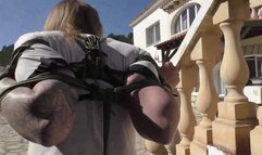 Bonus - Rija Mae - Bound Tits Arm Predicament Bondage Walk - Full Clip mov HD