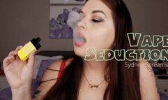 Vape Seduction - A vaping scene featuring: smoking, JOI, lip fetish, pink lipstick, oral fixation, face fetish, smoke clouds, and vape clouds - 1080 WMV