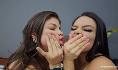 MF FETISH - SQUEEZING YOUR FACE PART 03 - TOP GIRLS RAVENA NURY; RAFAELA MUSY - CLIP05