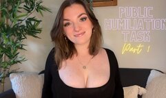 Public Humiliation Task Part One