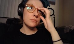 Sippin' Soda for Burps while Applying Makeup