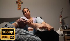 Fully subdued slave - Foot Smother