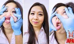 Facial deformation : Rin SUZUMIYA's Voice Training