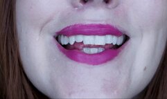 Pink Lipstick, Gooey Gloss, and Uvula Show