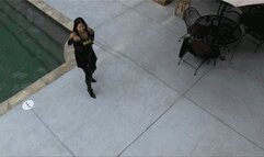 Bat Girl Whips Bart WMV