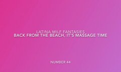 I Am Back From The Beach And Ask You For A Massage