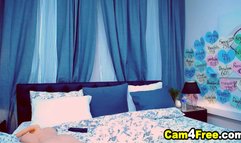 Blonde Babe With Milky Tits Penetrate Her Pussy