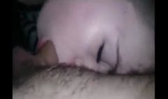 Blonde deepthroat and facial