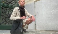 Flashing my panties in the Fall