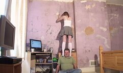 Standing On His Shoulders & Sitting On His Head