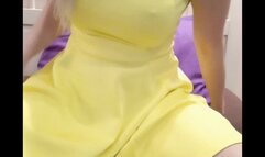 Pantystuffing yellow boyshorts